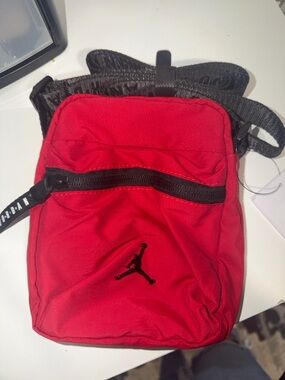 Jordan Red and Black Men's Belt Bag